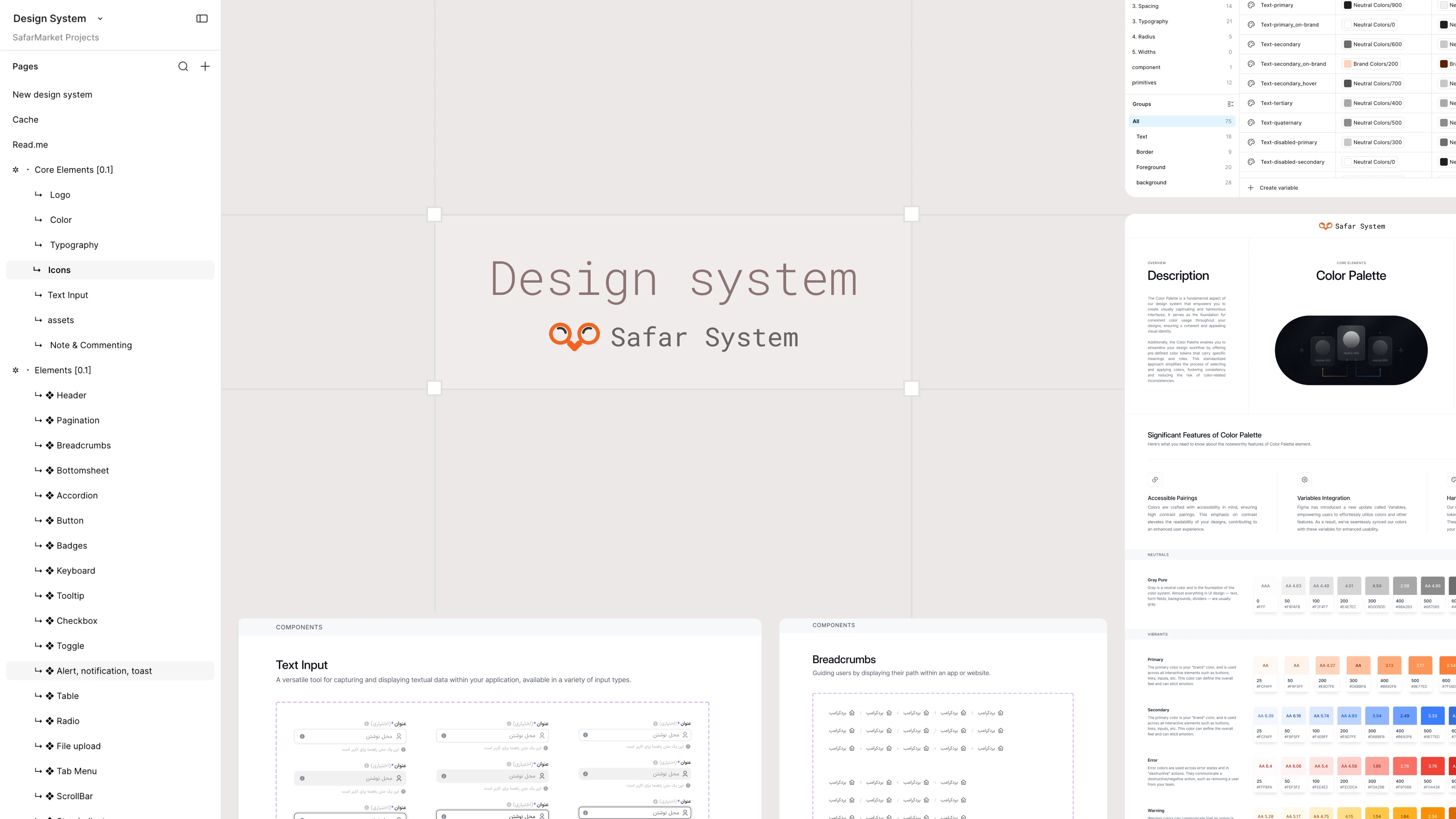 Safarmarket Design system
